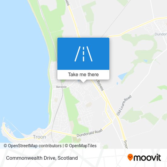 Commonwealth Drive map
