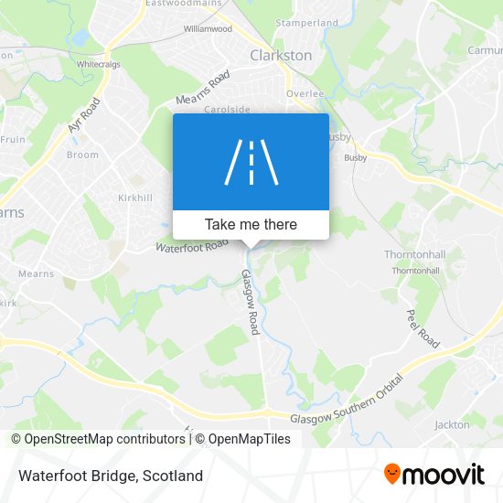 Waterfoot Bridge map