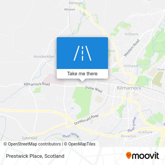 Prestwick Place map