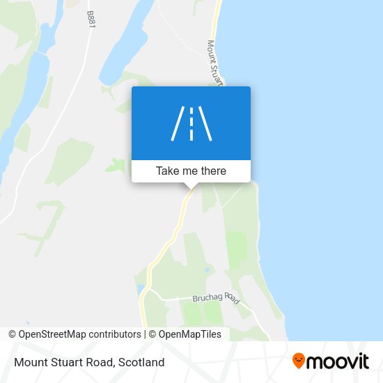 Mount Stuart Road map