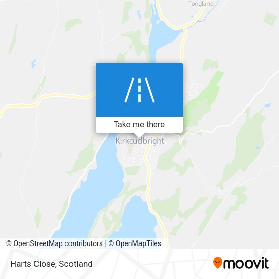 Harts Close map