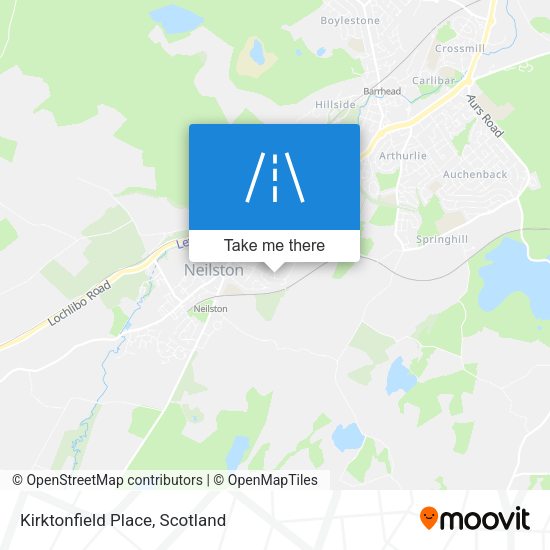 Kirktonfield Place map