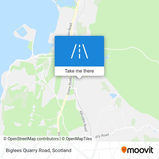 Biglees Quarry Road map