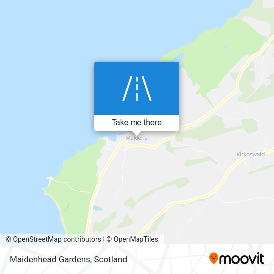 Maidenhead Gardens map