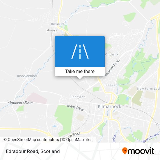 Edradour Road map