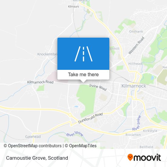 Carnoustie Grove map