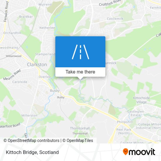 Kittoch Bridge map