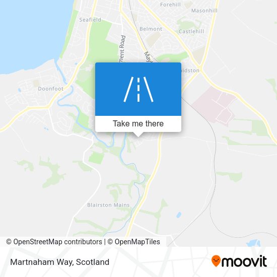 Martnaham Way map