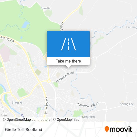 Girdle Toll map