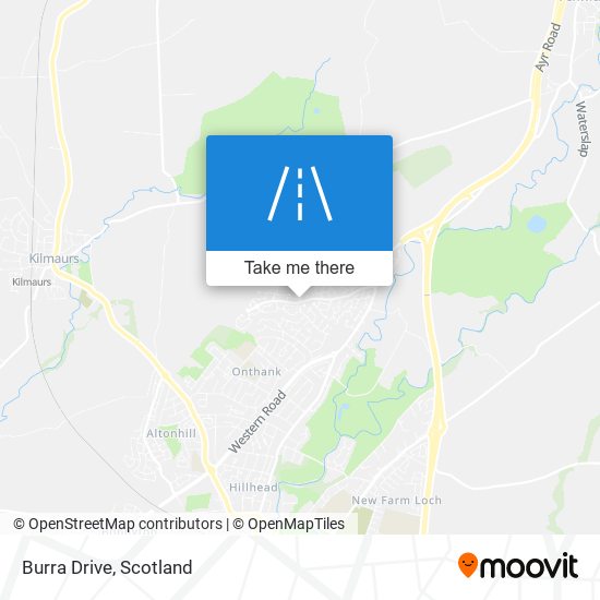 Burra Drive map