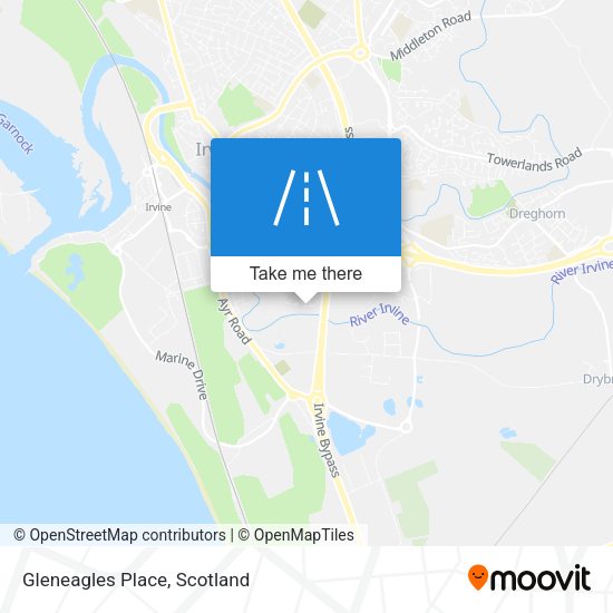 Gleneagles Place map