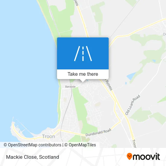 Mackie Close map