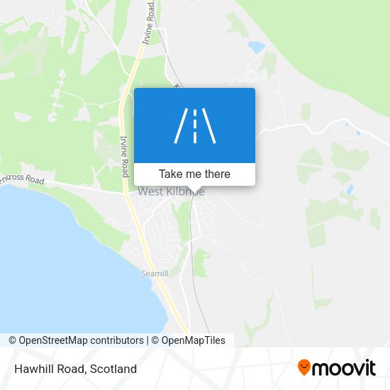 Hawhill Road map