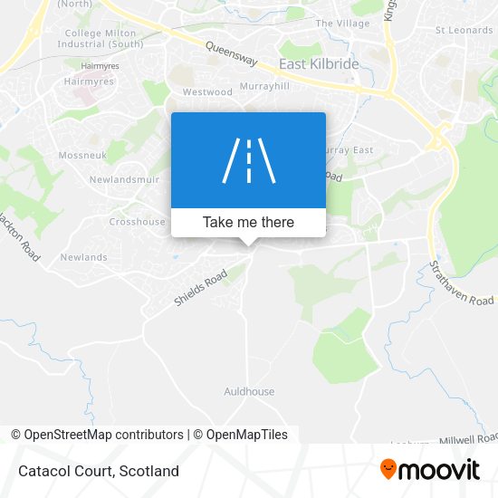 Catacol Court map