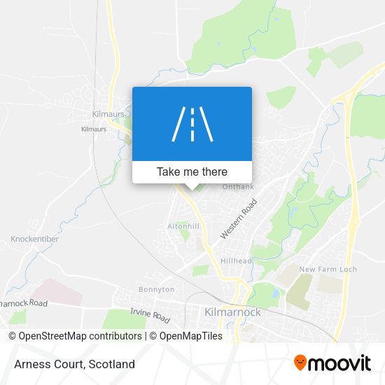 Arness Court map
