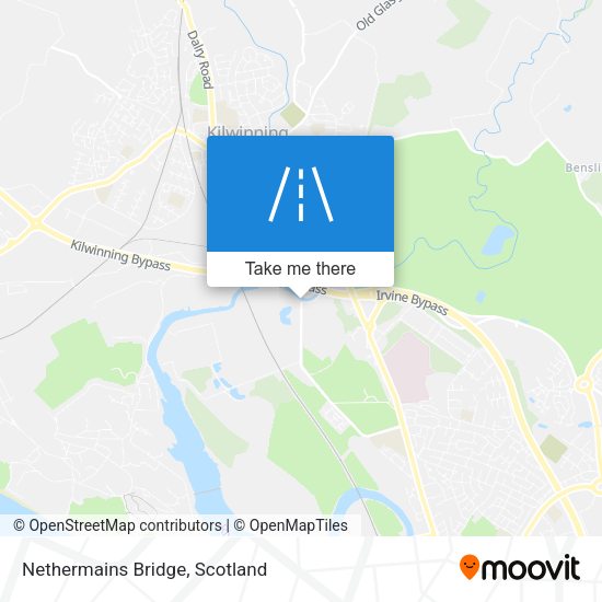 Nethermains Bridge map