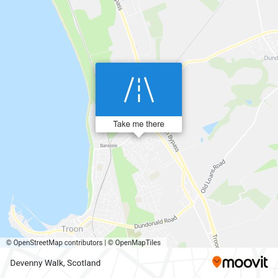 Devenny Walk map