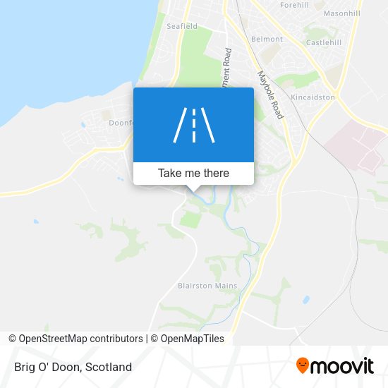 Brig O' Doon map