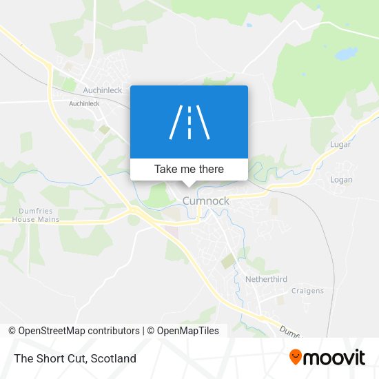 The Short Cut map