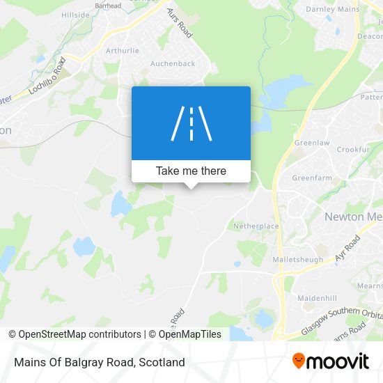 Mains Of Balgray Road map