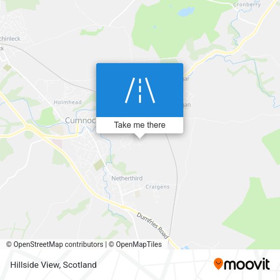 Hillside View map