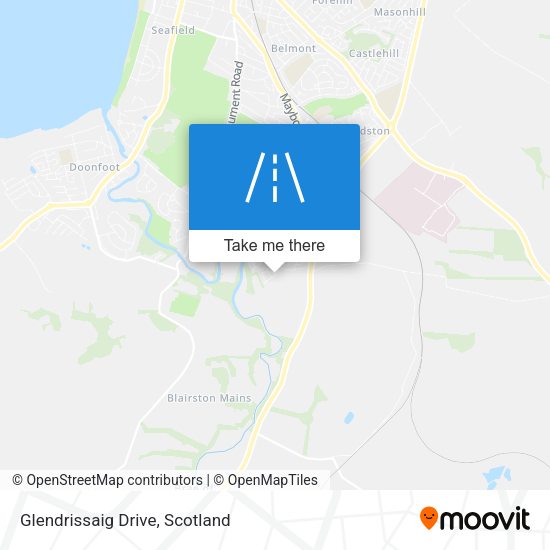 Glendrissaig Drive map