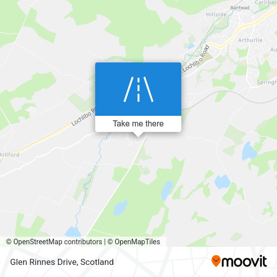 Glen Rinnes Drive map