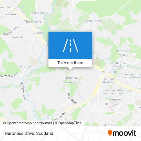 Baroness Drive map