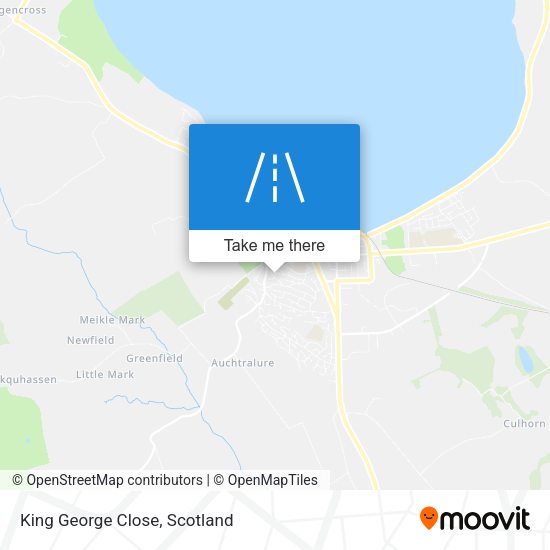 King George Close map