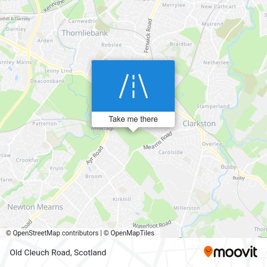 Old Cleuch Road map