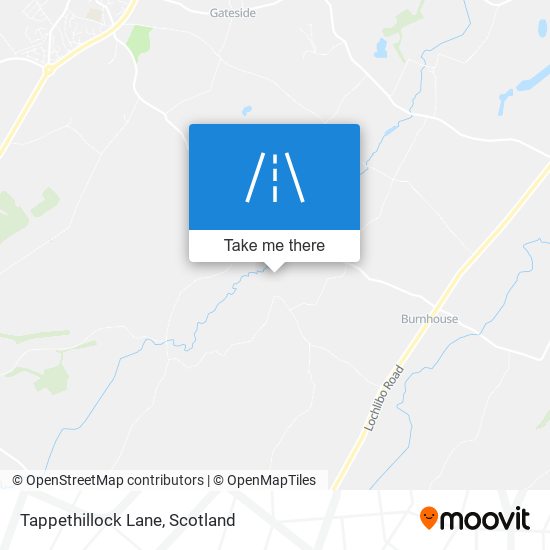 Tappethillock Lane map