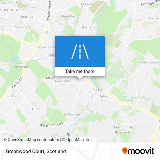 Greenwood Court map