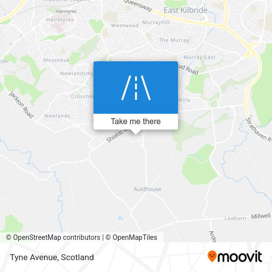 Tyne Avenue map