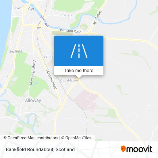 Bankfield Roundabout map