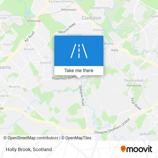 Holly Brook map