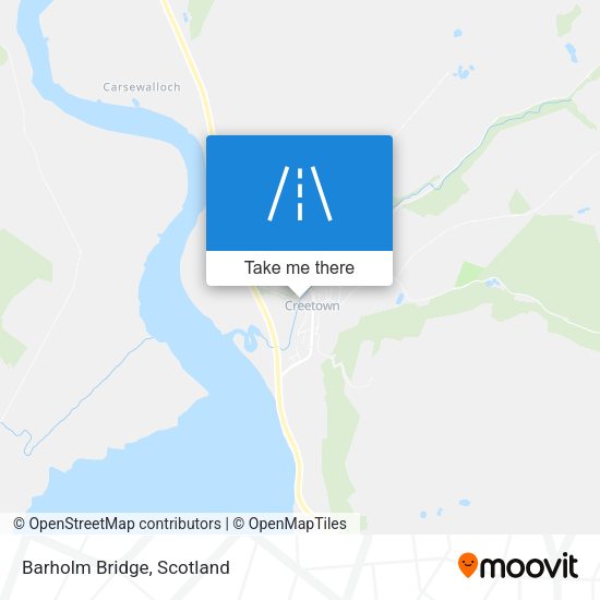 Barholm Bridge map