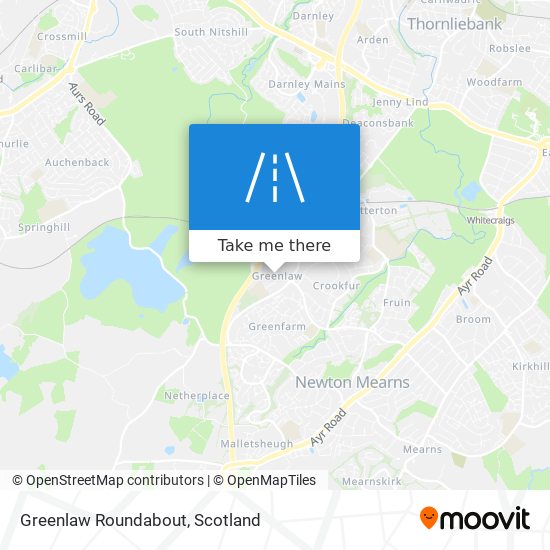 Greenlaw Roundabout map