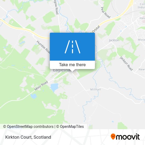 Kirkton Court map