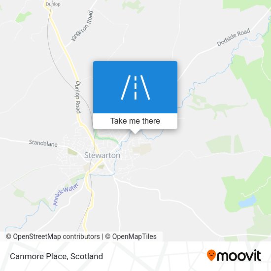 Canmore Place map