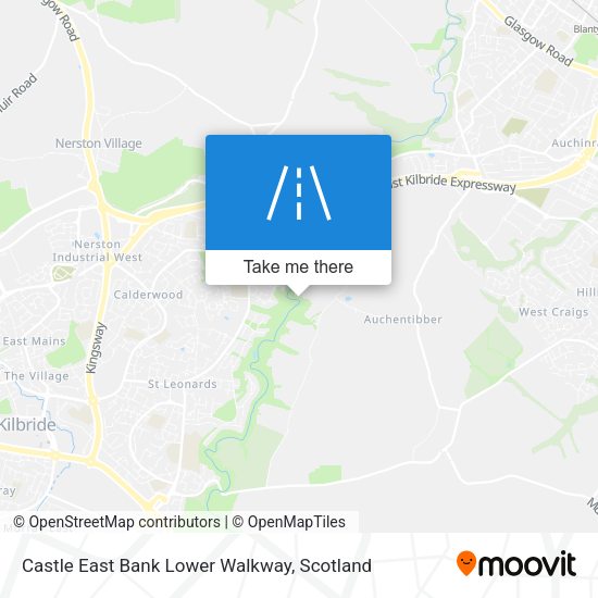 Castle East Bank Lower Walkway map