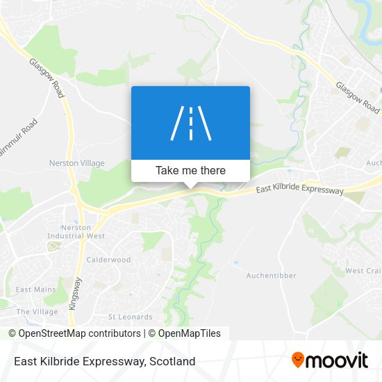 East Kilbride Expressway map