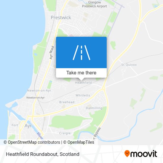 Heathfield Roundabout map