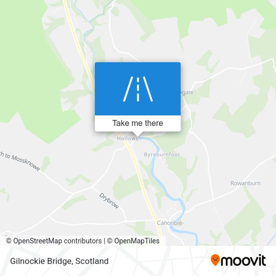 Gilnockie Bridge map