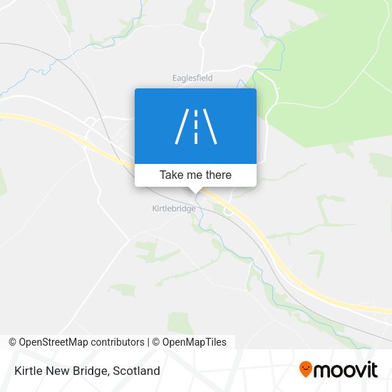 Kirtle New Bridge map
