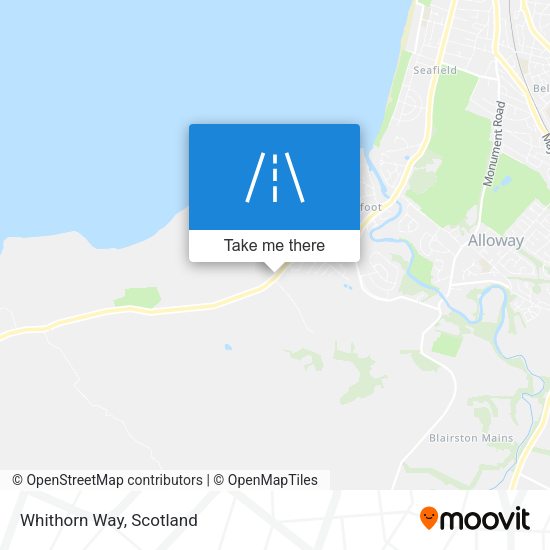 Whithorn Way map