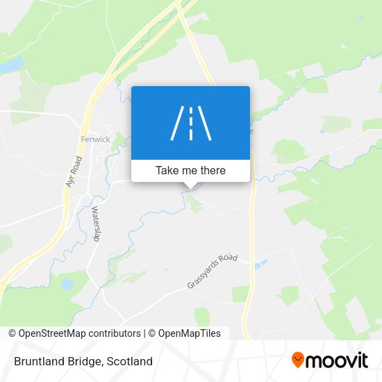 Bruntland Bridge map