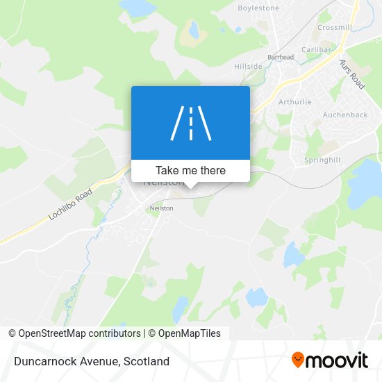 Duncarnock Avenue map