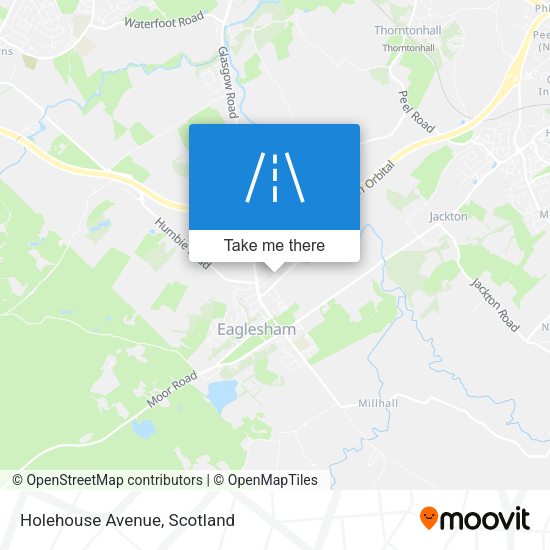 Holehouse Avenue map