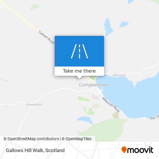 Gallows Hill Walk map