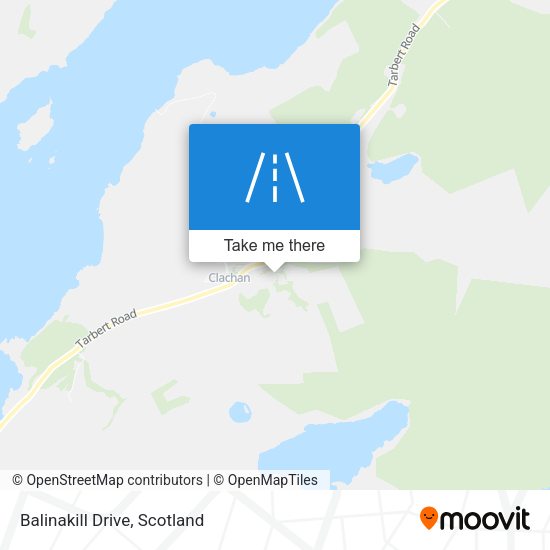 Balinakill Drive map